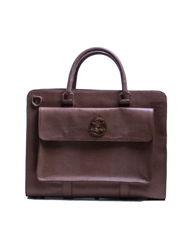 Work Case Escobar: Toffee Brown Monitor Lizard Print